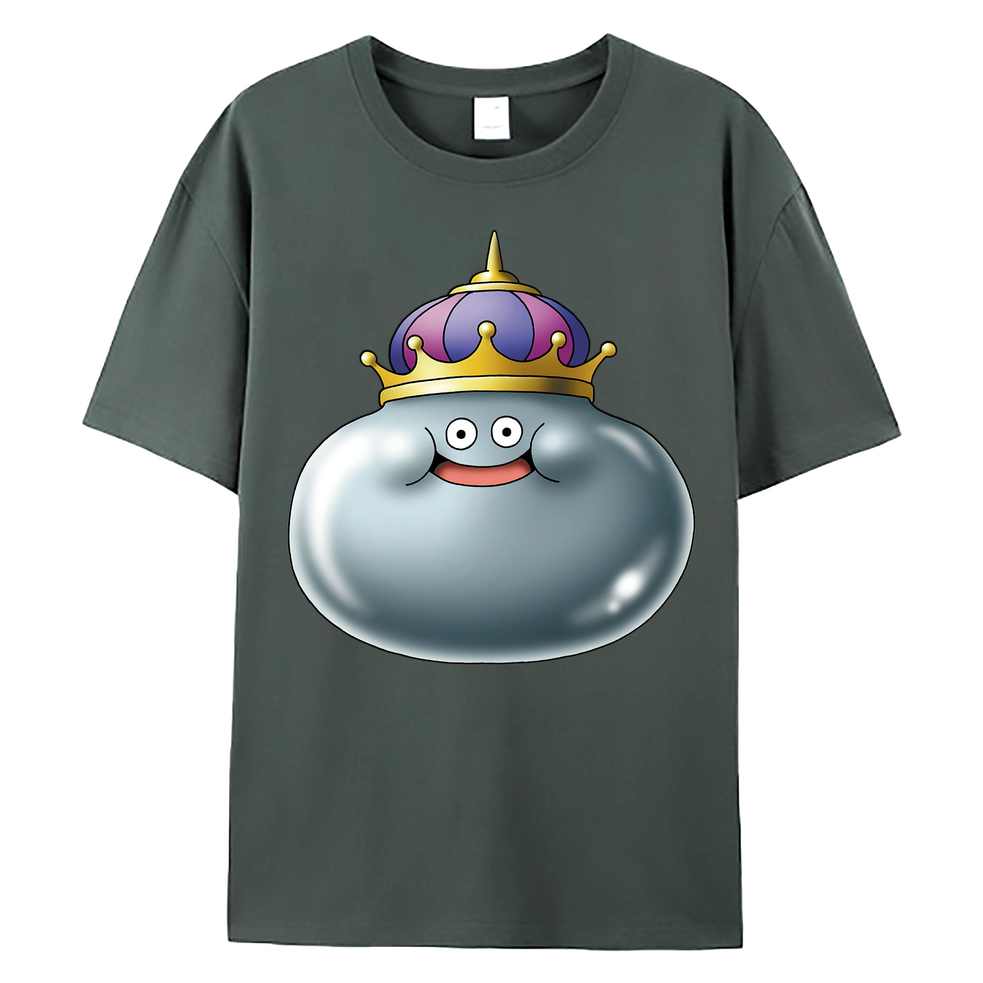 （画像用） ドラゴンクエスト Doragon Kuesuto Dragon Quest 綿100％ メンズ半袖Tシャツ｜肌触りやわらか＆通気性